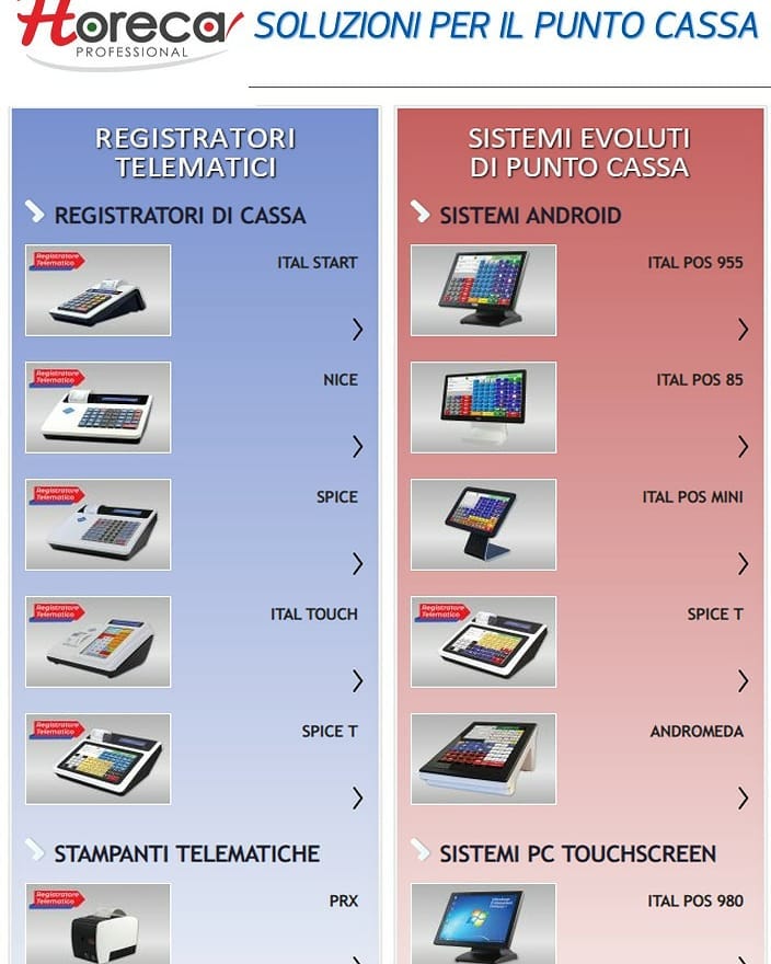 Soluzioni per punto cassa